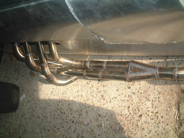 Exhaust top view